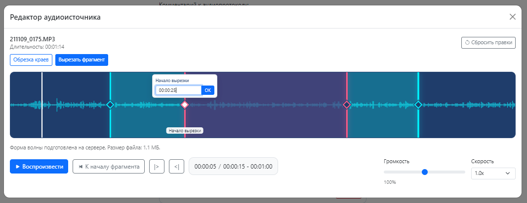 Скриншот Court Web Audio Archive